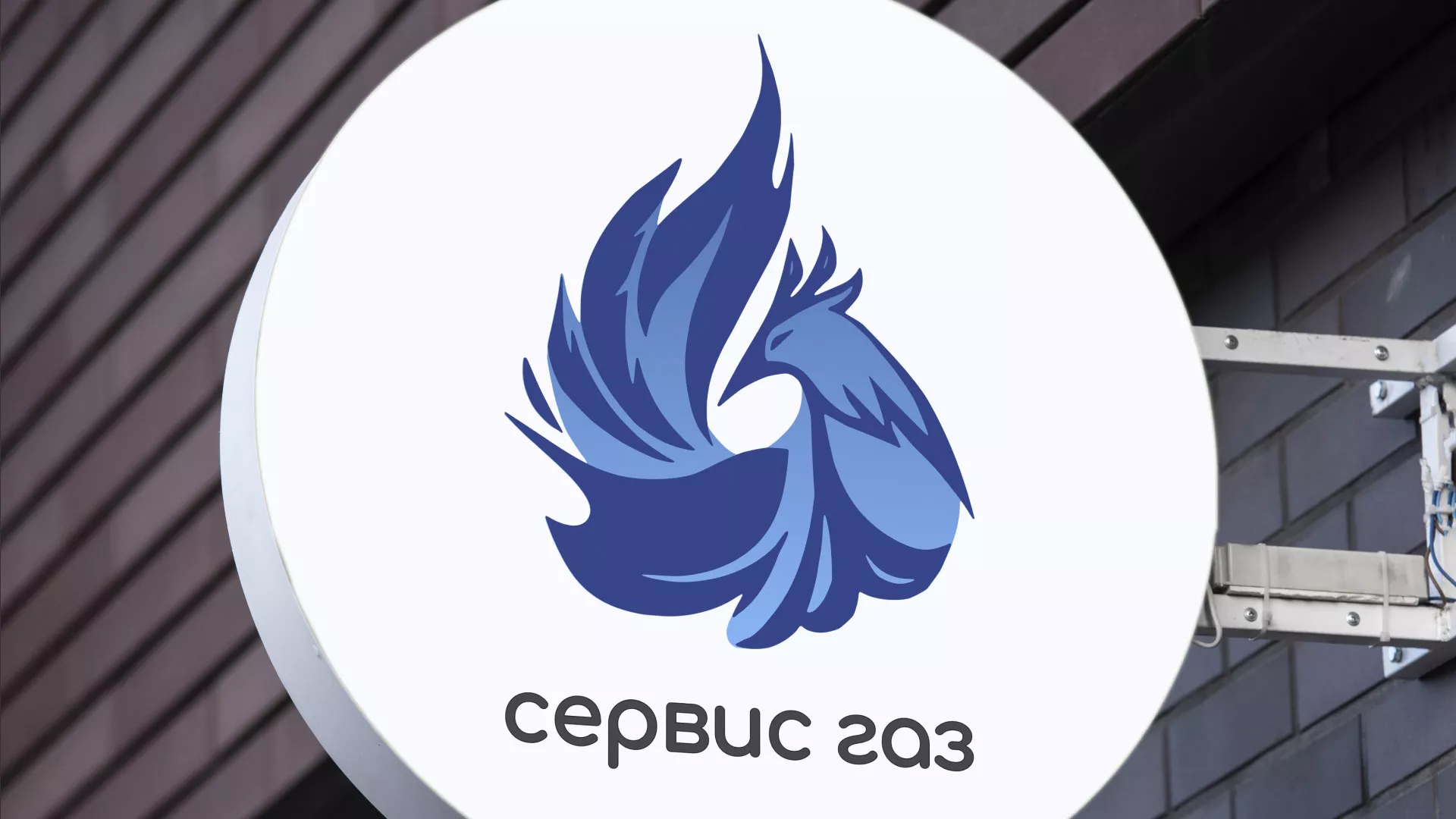 Создание логотипа «Сервис газ» в Бронницах