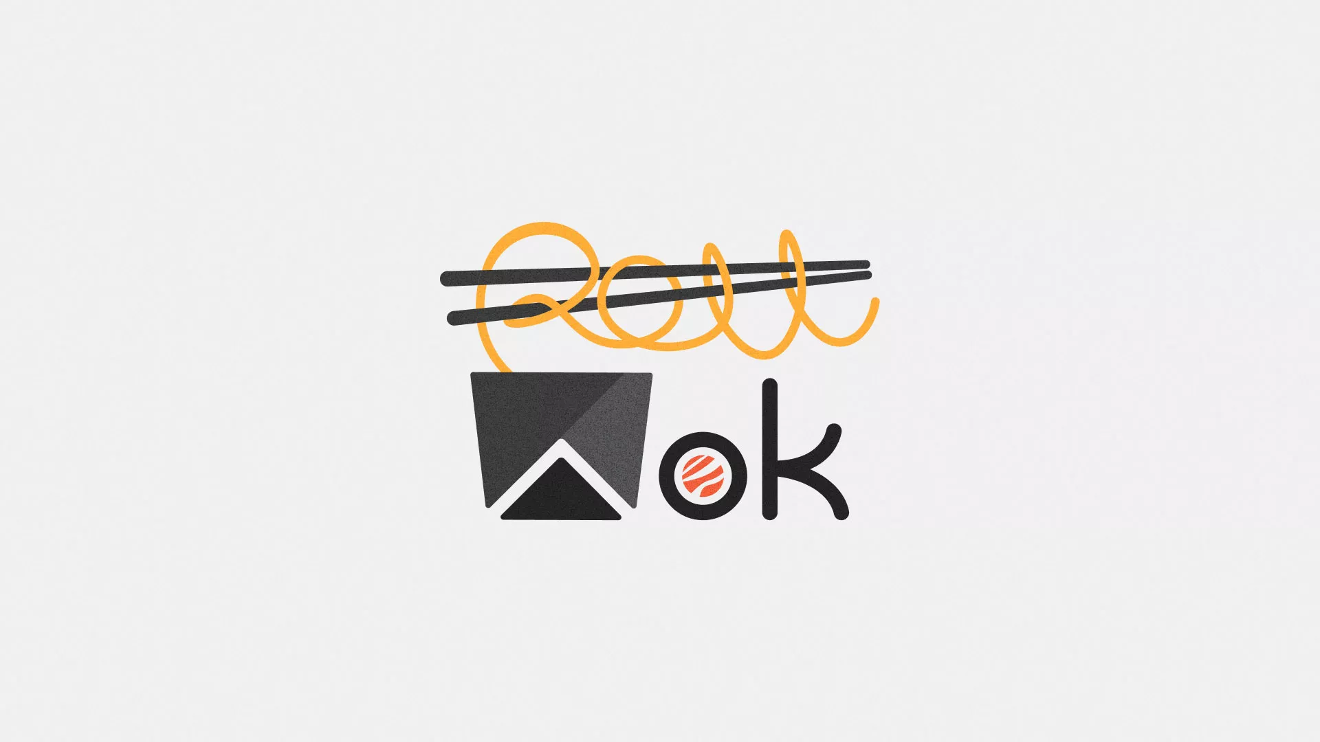 Разработка логотипа в Бронницах для суши-бара «Roll Wok Club» Разработка логотипа в Бронницах для суши-бара «Roll Wok Club»