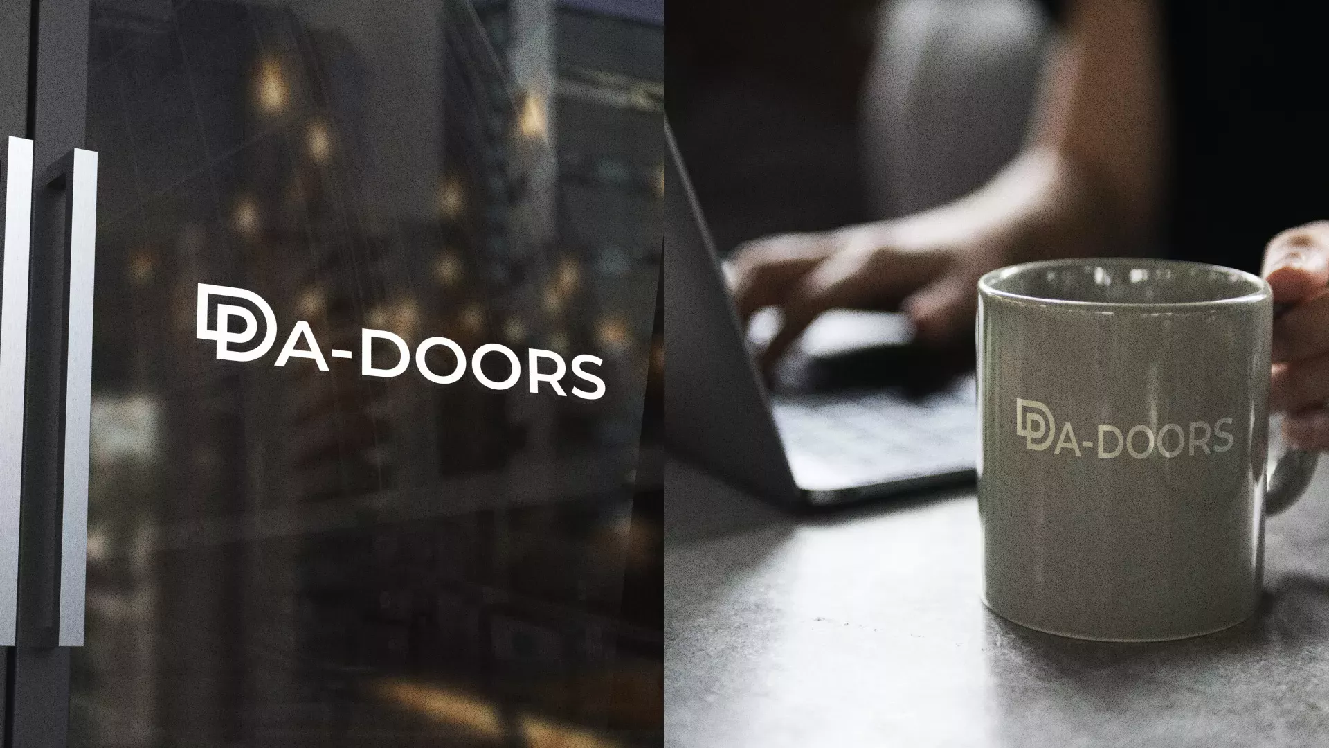 Создание логотипа компании «DA-DOORS» в Бронницах